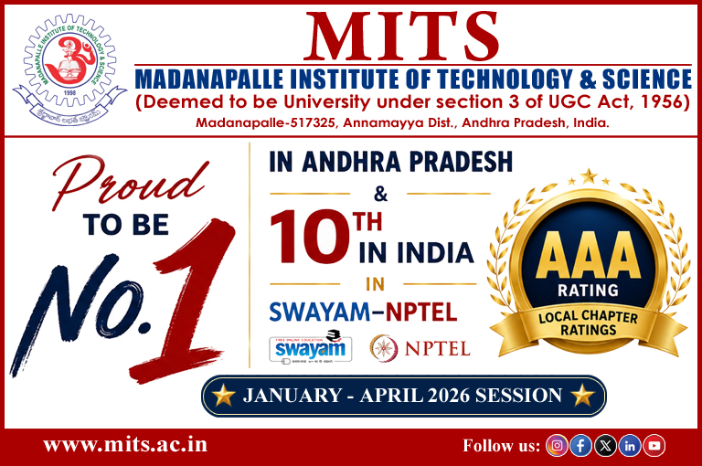 MITS achieves Swayam NPTEL AAA rating